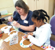 Making Spring wreaths